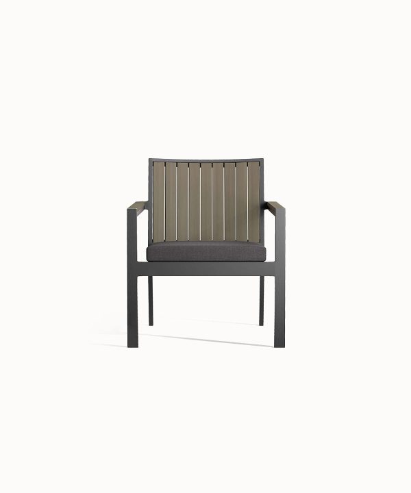 Grey Outdoor Lounge Chair